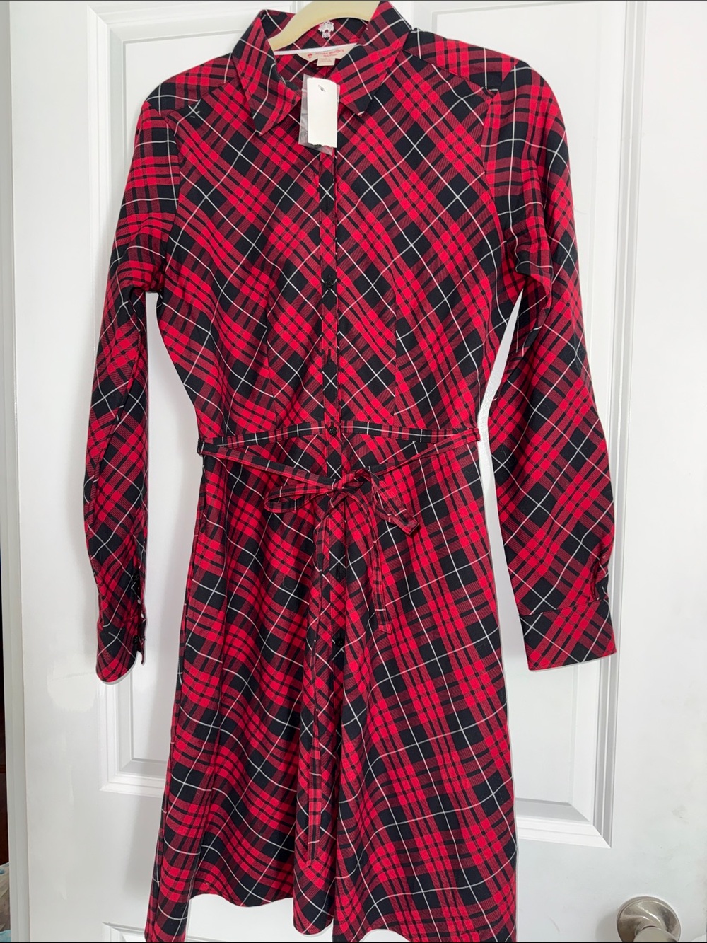 Brooks Brothers plaid shirt dress NWT